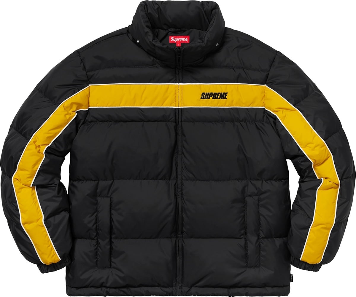 Stripe Panel Down Jacket view 12